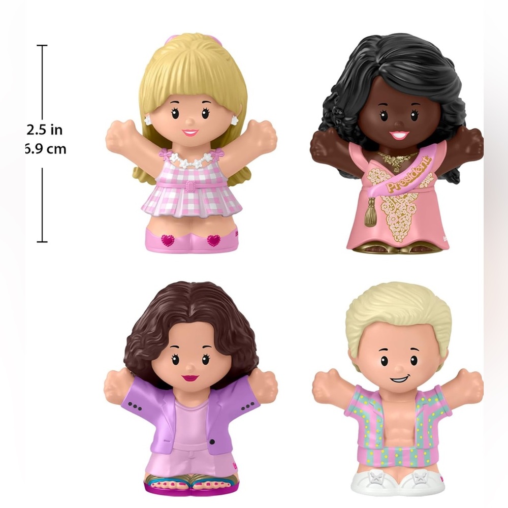 Fisher-Price Little People Collector Barbie The Movie Special Edition Set - Picture 6 of 6